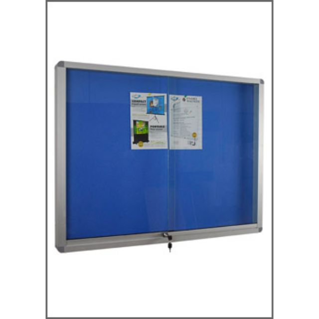 Velvet Notice Board 2ft X 3ft (60 x 90cm) c/w Glass